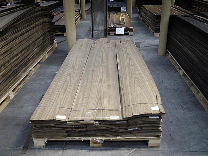 la Producción de chapa de madera cepillada