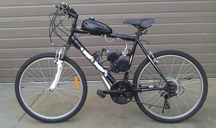cómo hacer de la bicicleta ciclomotor