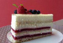 Cake with Bavarian cream: a step by step recipe
