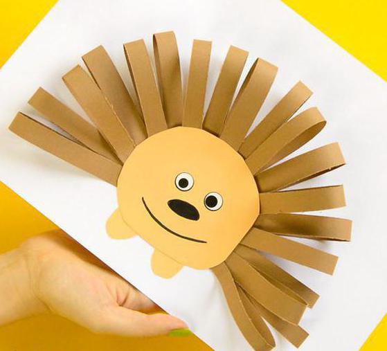 aplikacja z pasków papieru dla dzieci