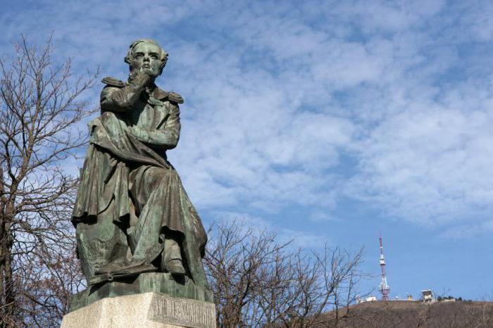 monument to Lermontov