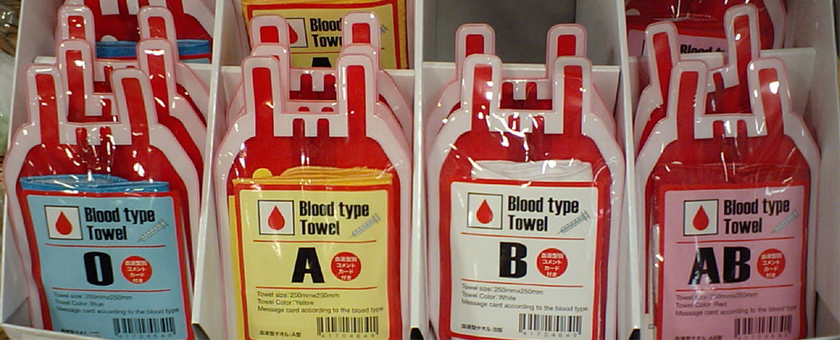 produtos do grupo sanguíneo