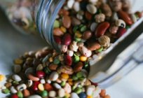 A list of legumes. Legume - a list of products