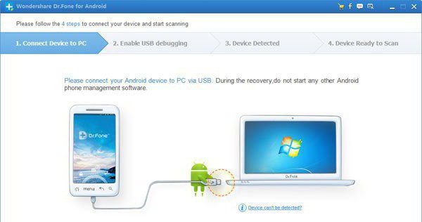 restore deleted files on Android via PC