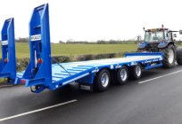 Trailers low loader: application, advantages and device