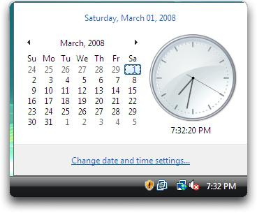 synchronize the time on the computer with the Internet