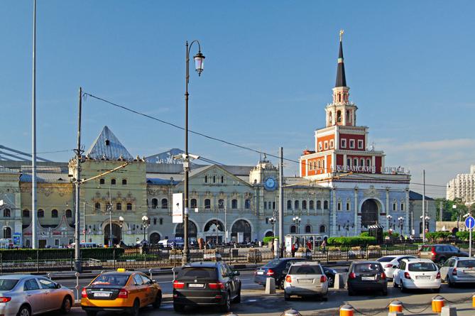 Kazan railway station in Moscow