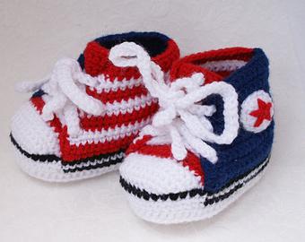 sneakers crochet scheme