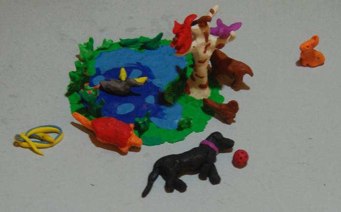 Лепим oyun hamurları hayvanat bahçesi