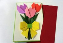 Hediye kağıt annem için: origami