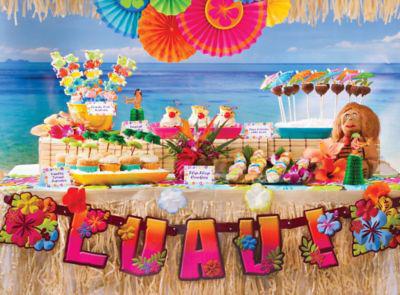Hawaiian party for kids scenario
