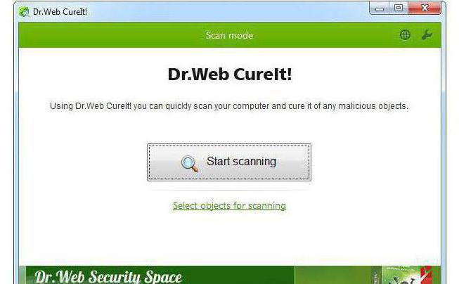 dr web cureit windows10