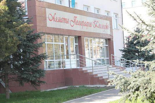 colleges of Almaty specialty