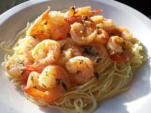 recipe pasta with shrimp photo
