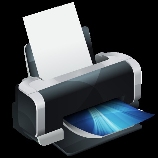 printer captures the paper