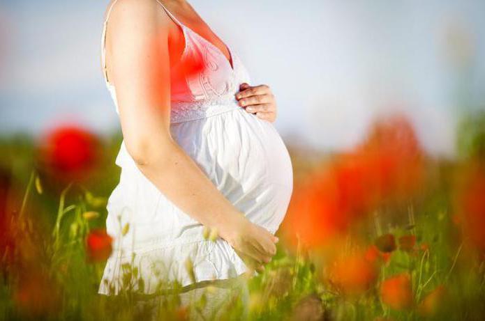 36 Woche der Schwangerschaft zieht Unterbauch