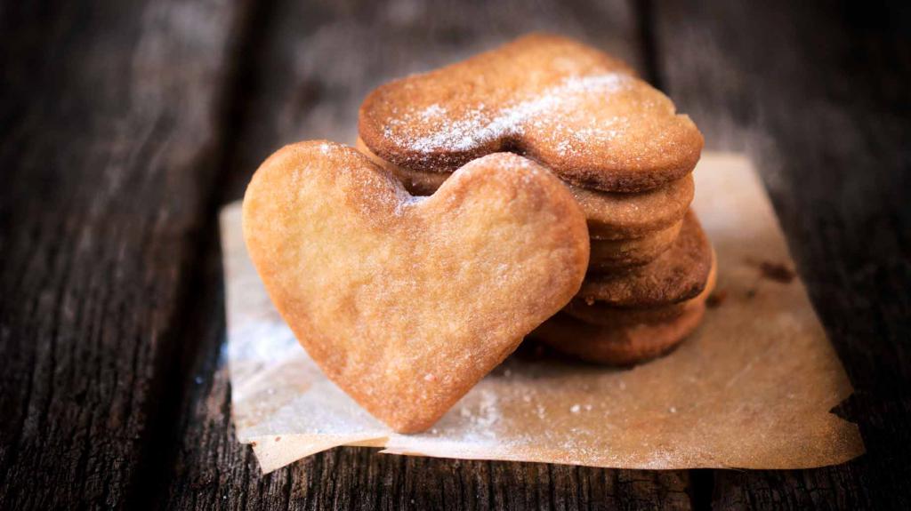 cookies corações