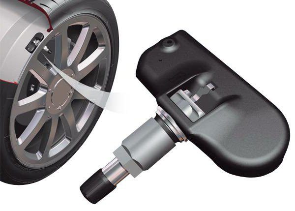 como funciona o sensor de pressão dos pneus princípio