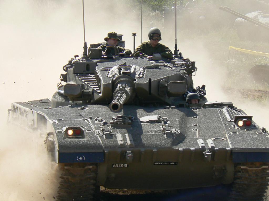 एक इजरायली टैंक