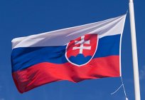 Slovakia flag and emblem of the state