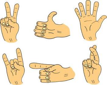 gestos con la mano y su significado es