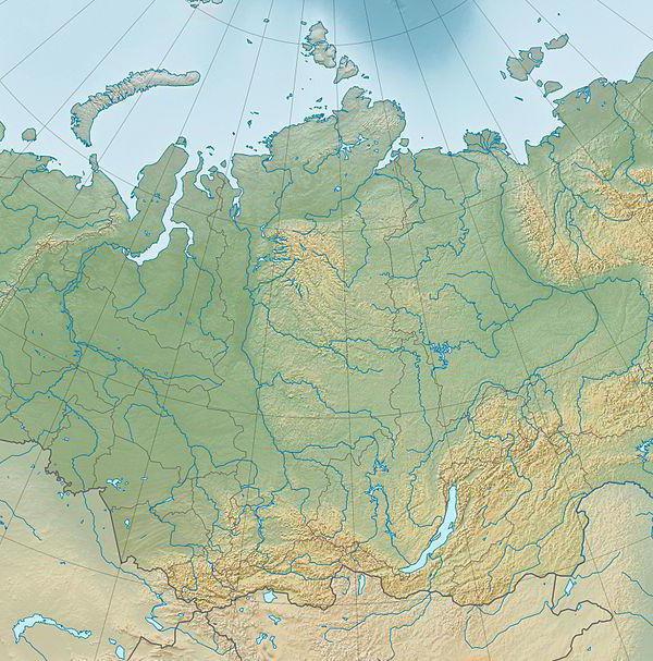 地形的西伯利亚平台