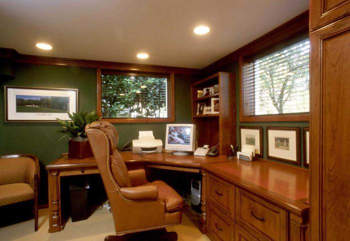 the interior of the Cabinet in the office