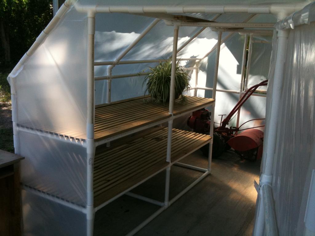 Greenhouse from PVC pipe with your hands step by step guide