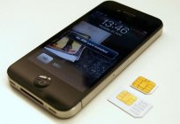 Ayrıntılı olarak nasıl sim kartı takmak için «İphone» 4