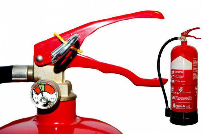 registro de verificación de los extintores de incendios