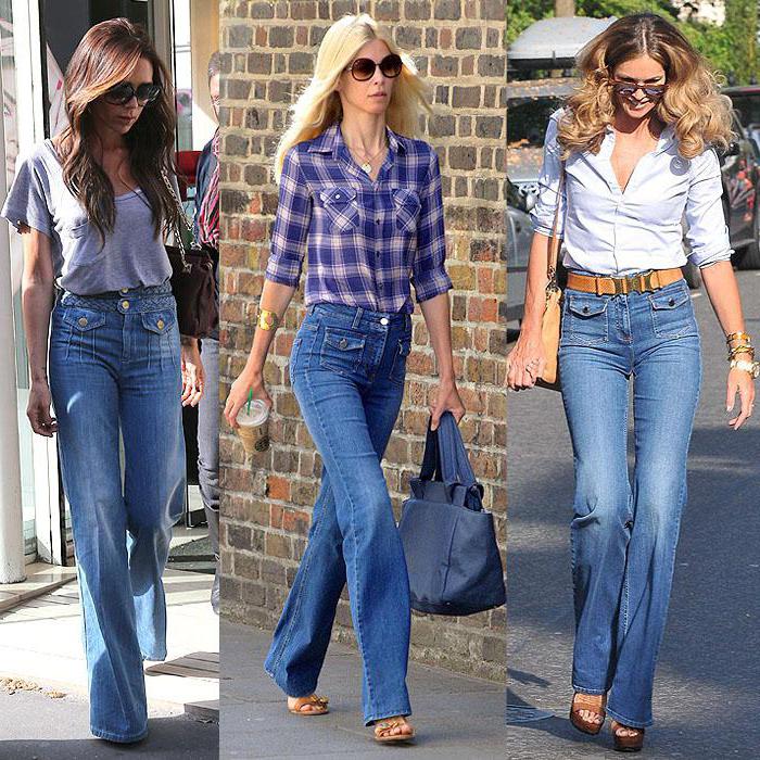 jeans com cintura alta