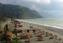 海滩在Gonio(格鲁吉亚)：评论和照片